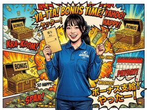 真夏の手当（賞与）が支給されました✨